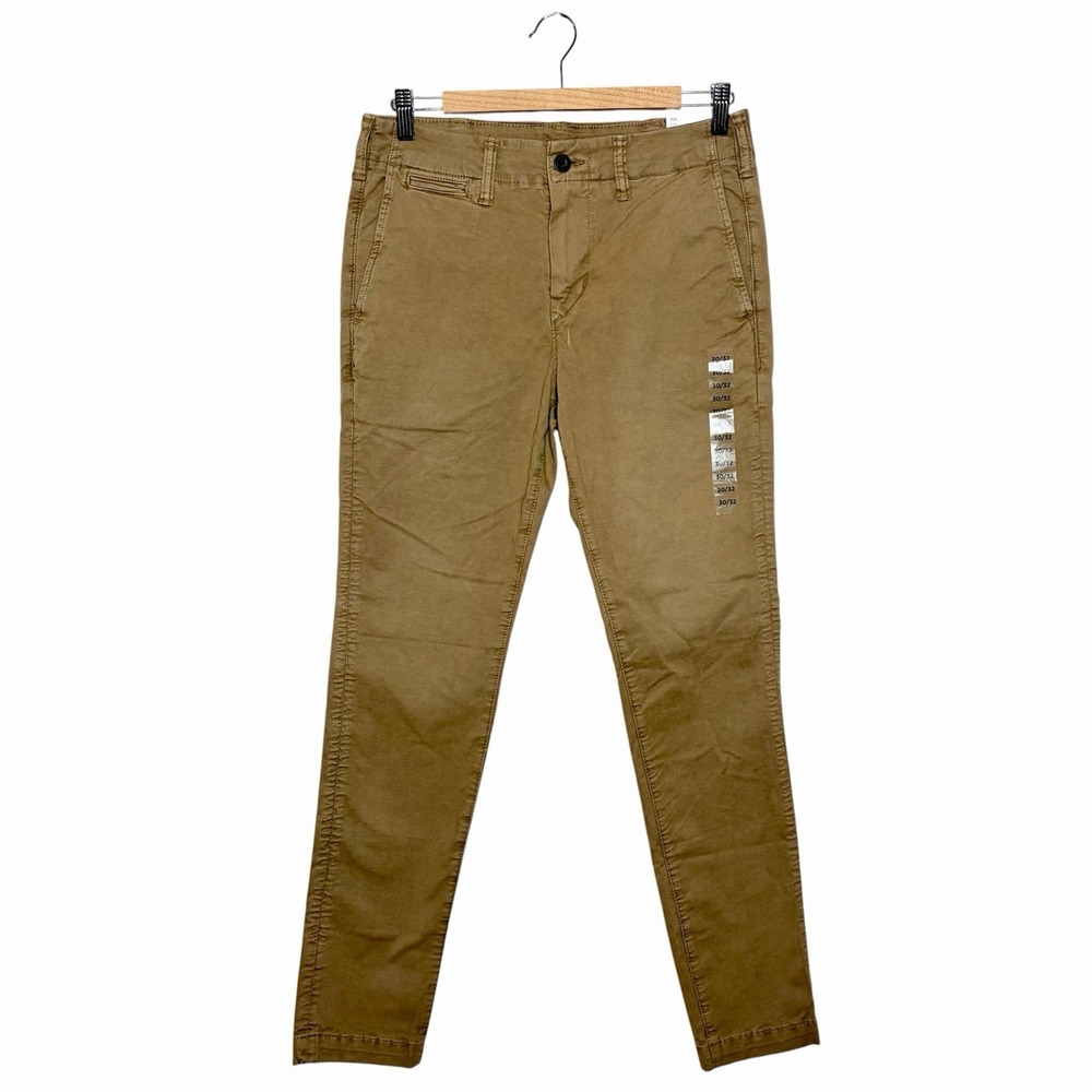 American Eagle Skinny Pants Tan Mens Size 30x32 Flex Heritage Academia Casual